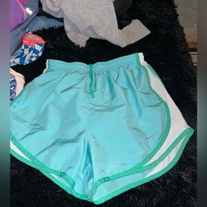 Teal Nike shorts